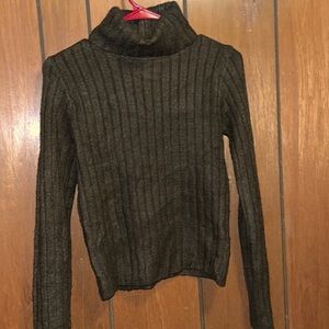 Forever 21: Green Turtleneck Sweater, Size: Small